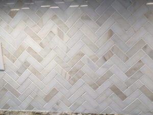 Herringbone marble | Rockland Interiors